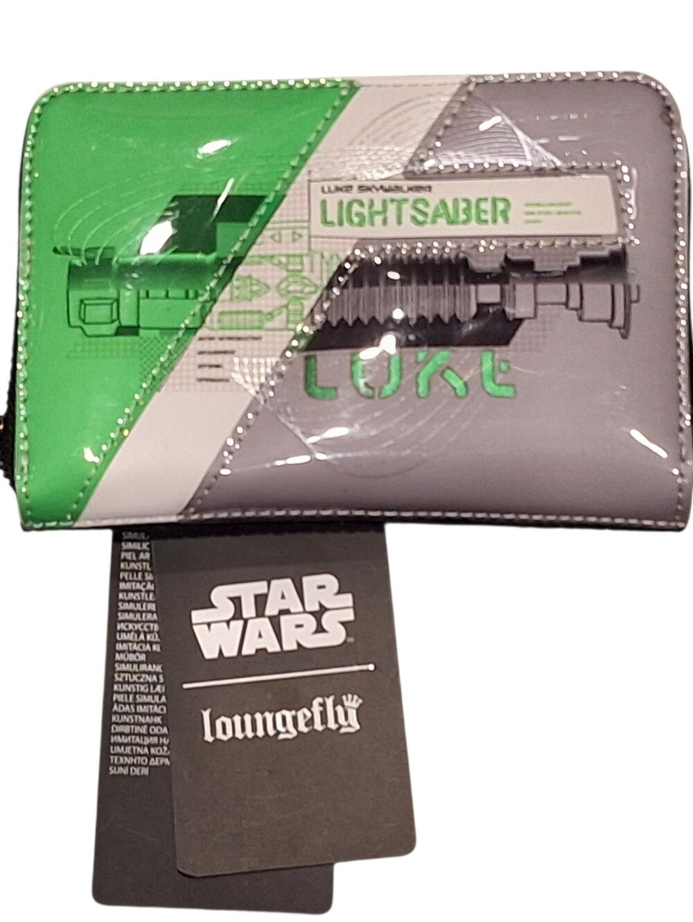 Loungefly Star Wars The Power Of The Force Lightsaber Zip Around Wallet